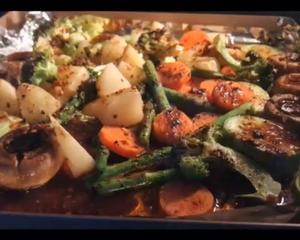 川香烤蔬菜的做法 步骤1