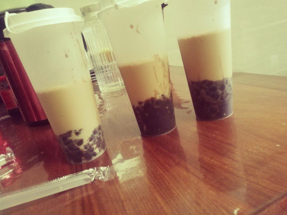 珍珠粉圆🌸珍珠奶茶🌈黑珍珠黑糖波霸丸子