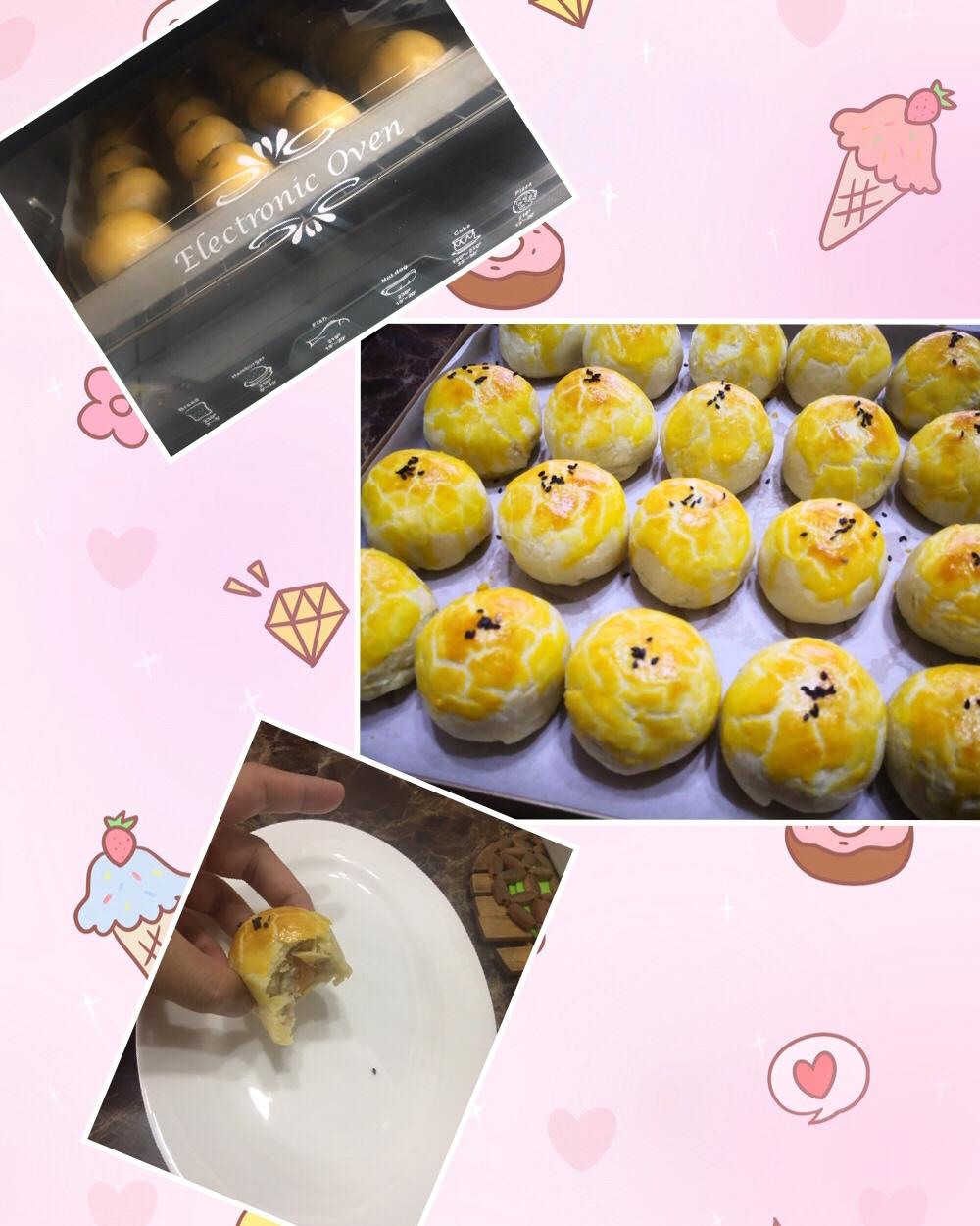 蛋黄酥——奶香浓郁芋泥馅（无猪油版）实践中总结出的详细制作流程