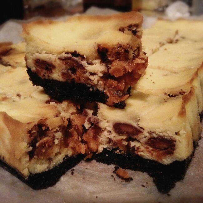 Oreo Cheesecake Bars 奥利奥芝士条