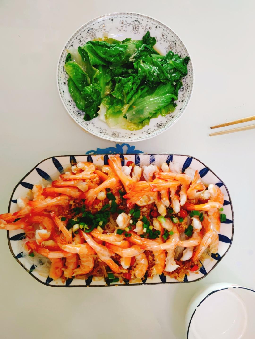 蒜蓉粉丝开背虾