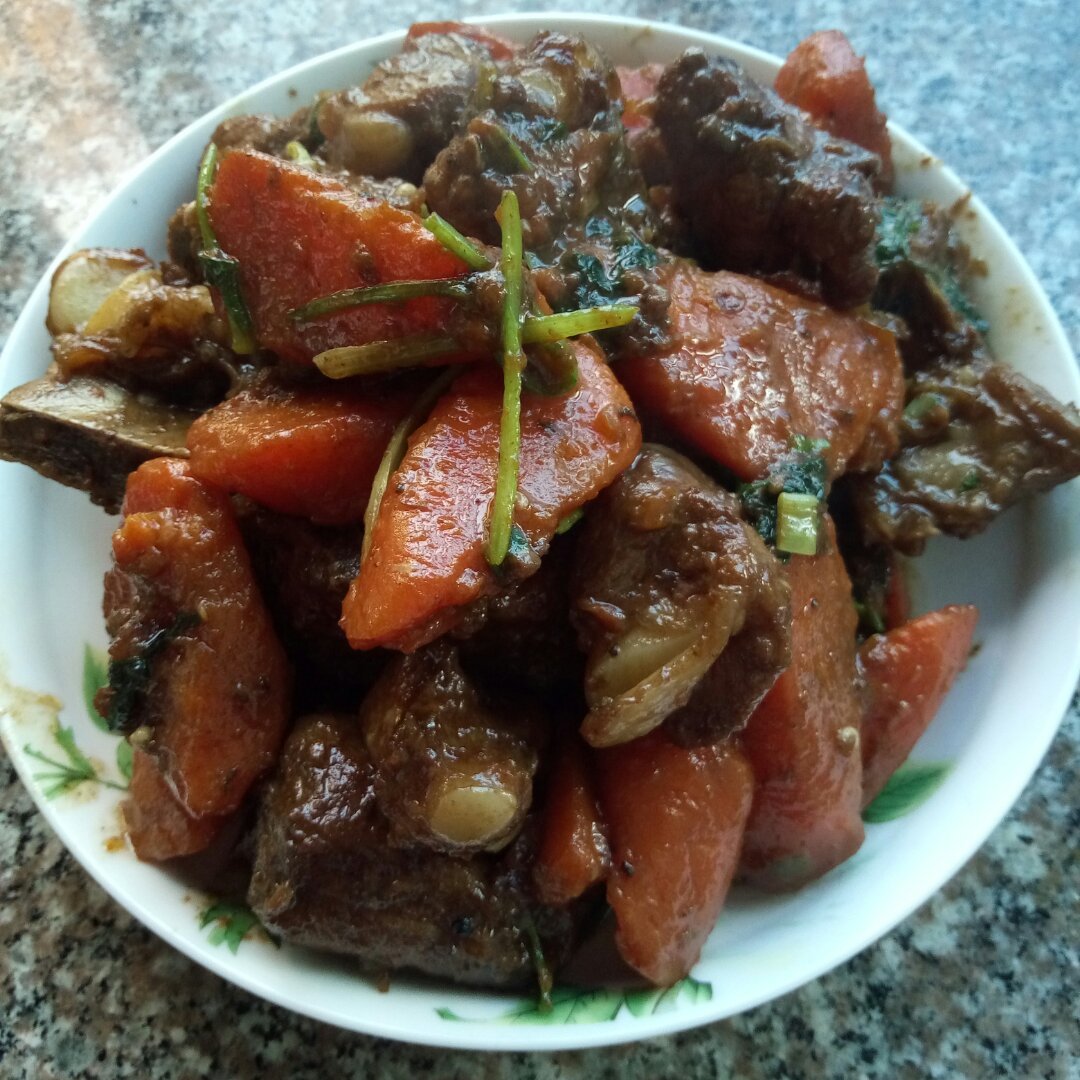 私房排骨——胡萝卜香烧小排