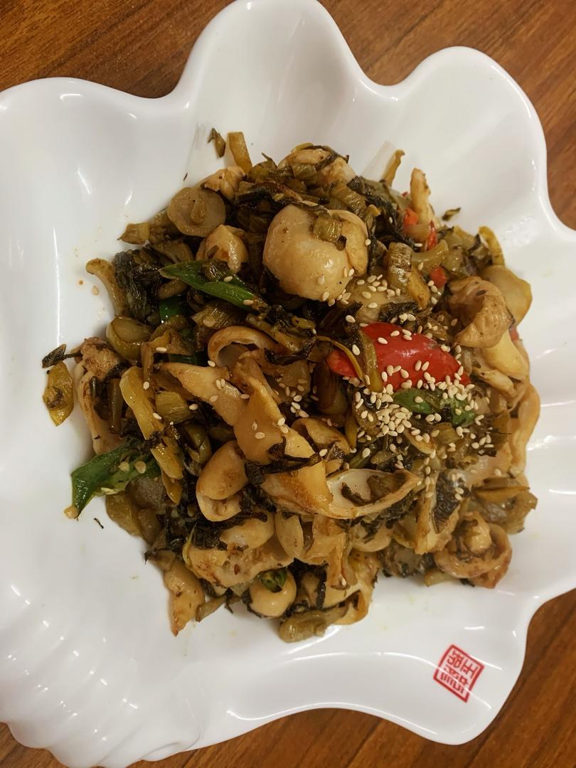 酸菜炒大肠