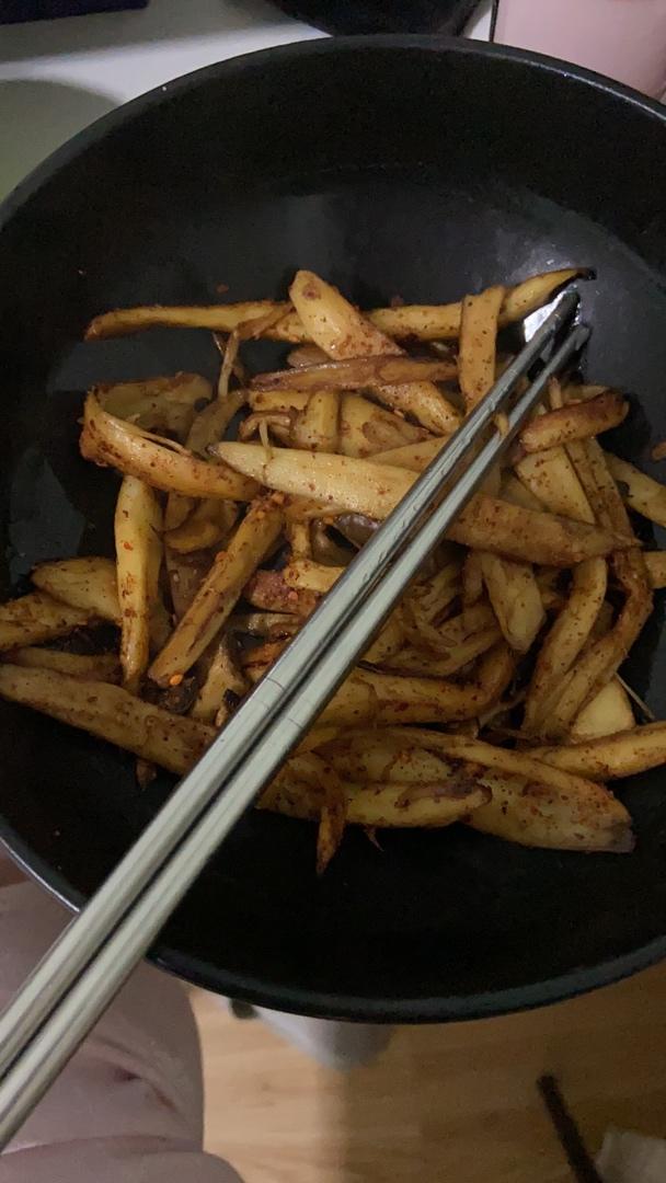 干煸手撕杏鲍菇