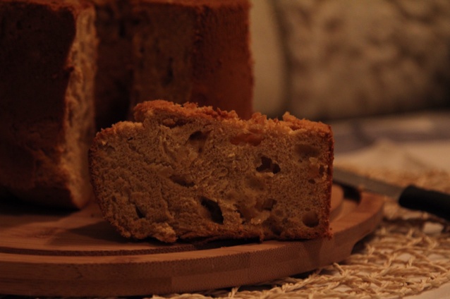 焦糖苹果肉桂戚风蛋糕【Apple Caramel Cinnamon Chiffon Cake】