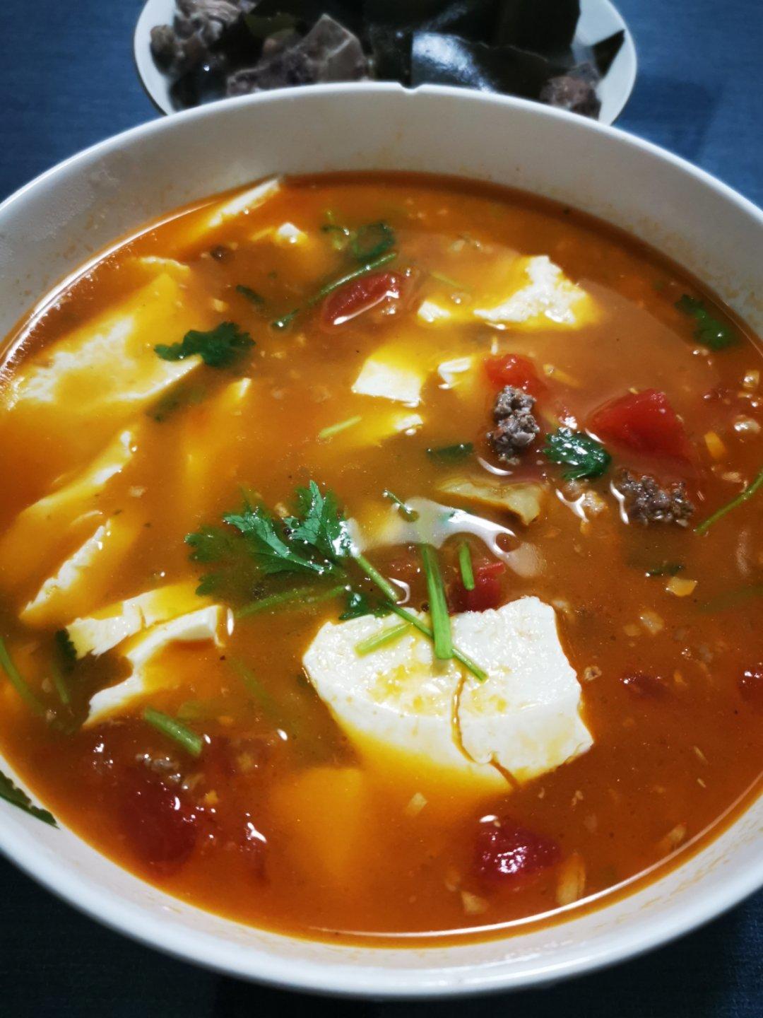 番茄豆腐汤