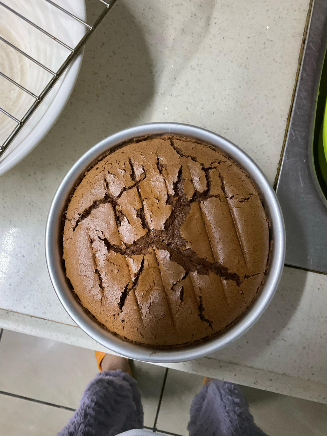 0失败 6寸可可戚风蛋糕