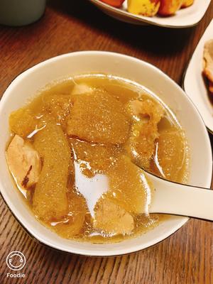 养生汤系列：竹荪莲子百合青木瓜鸡汤的做法 步骤5