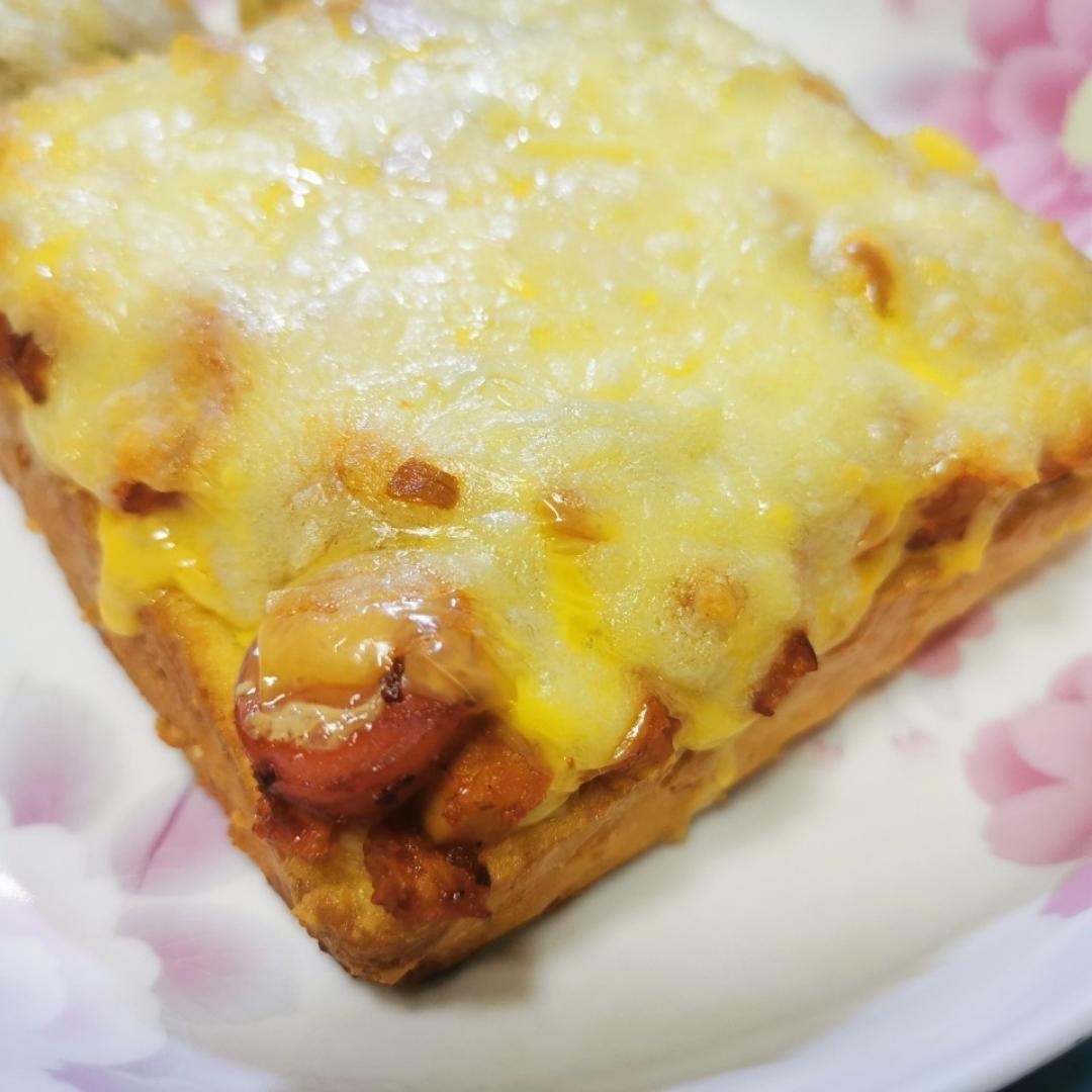 超简单土司披萨！家庭版Toast Pizza