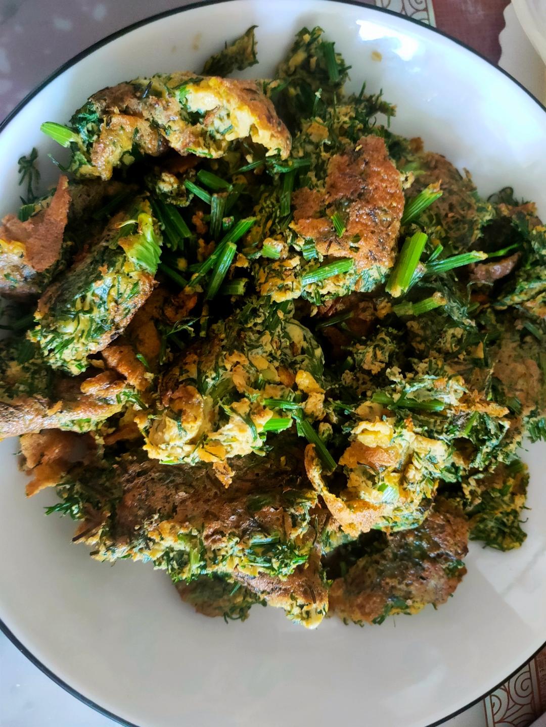 茴香炒鸡蛋 ☞小时候的味道