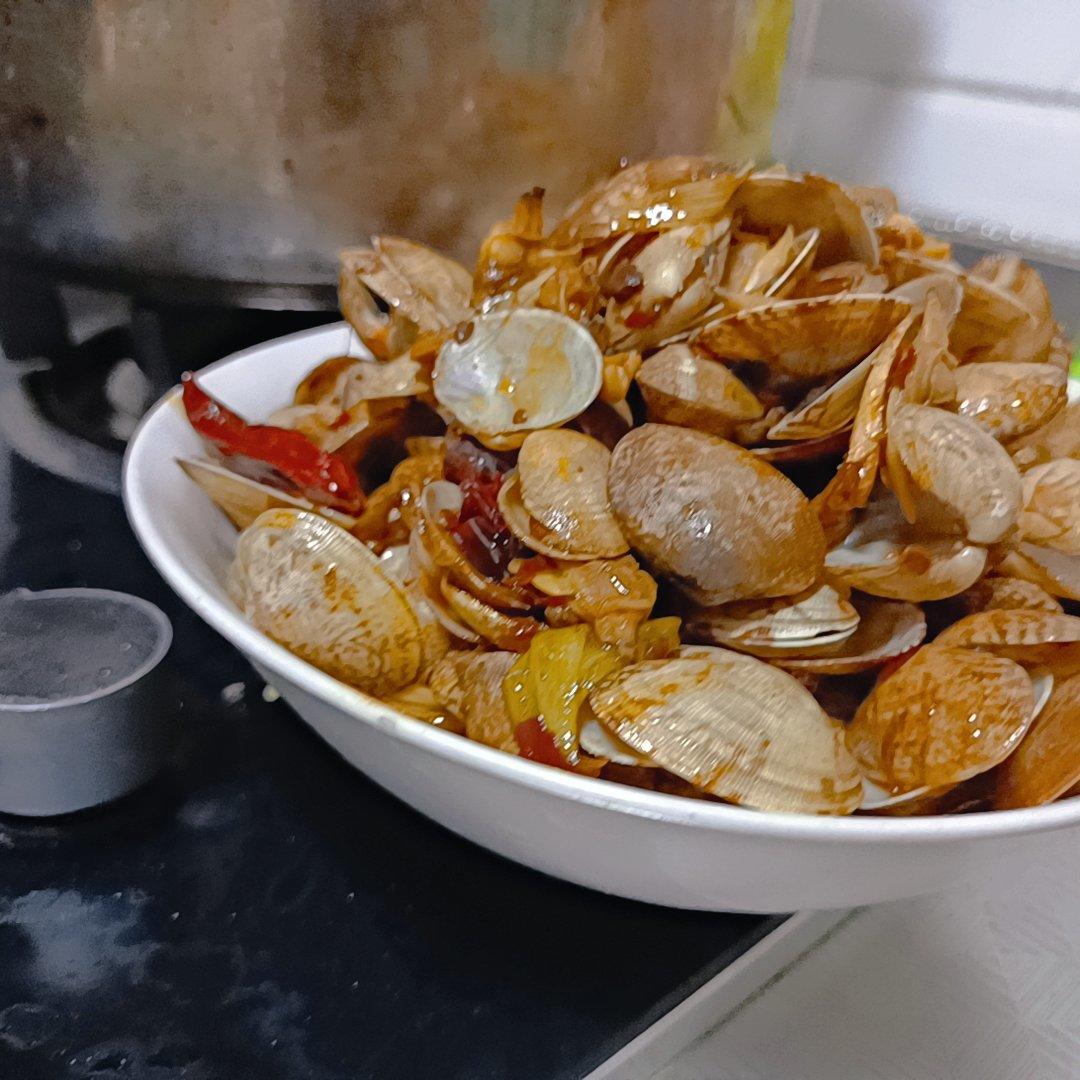 爆炒花蛤