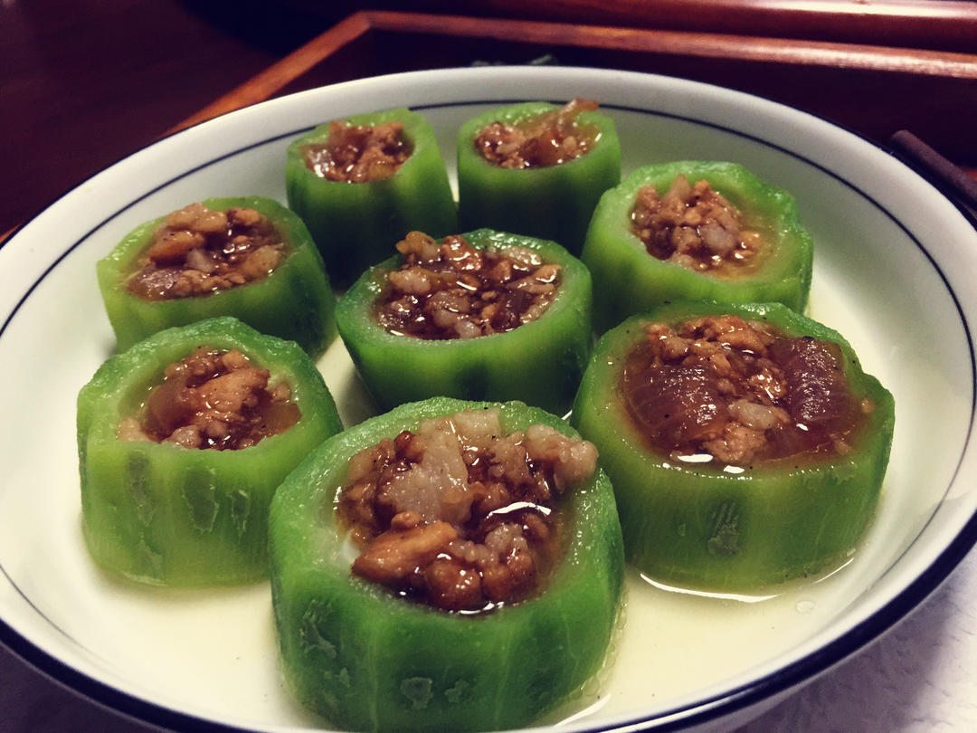 吃出肉味的清蒸蒜蓉丝瓜