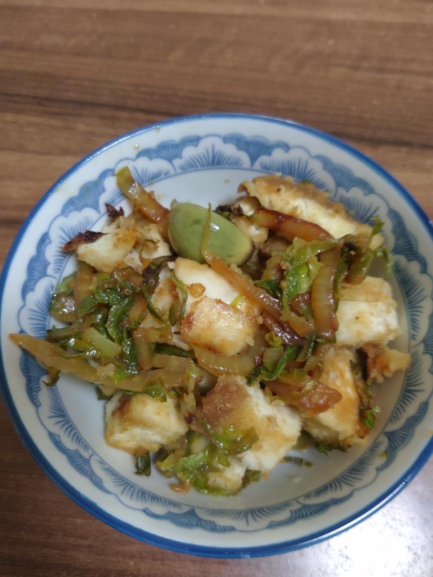 （快手菜）大白菜焖馒头