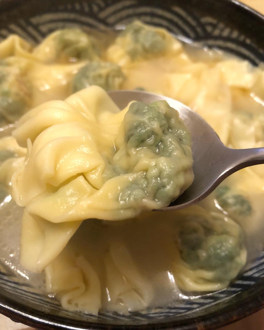 爱生活的白菜做的绉纱馄饨