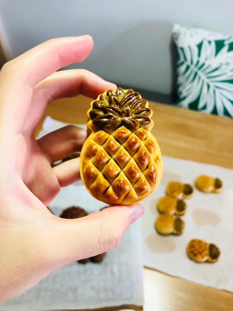 广式月饼通用饼皮（内附凤梨小菠萝🍍月饼的详细做法）