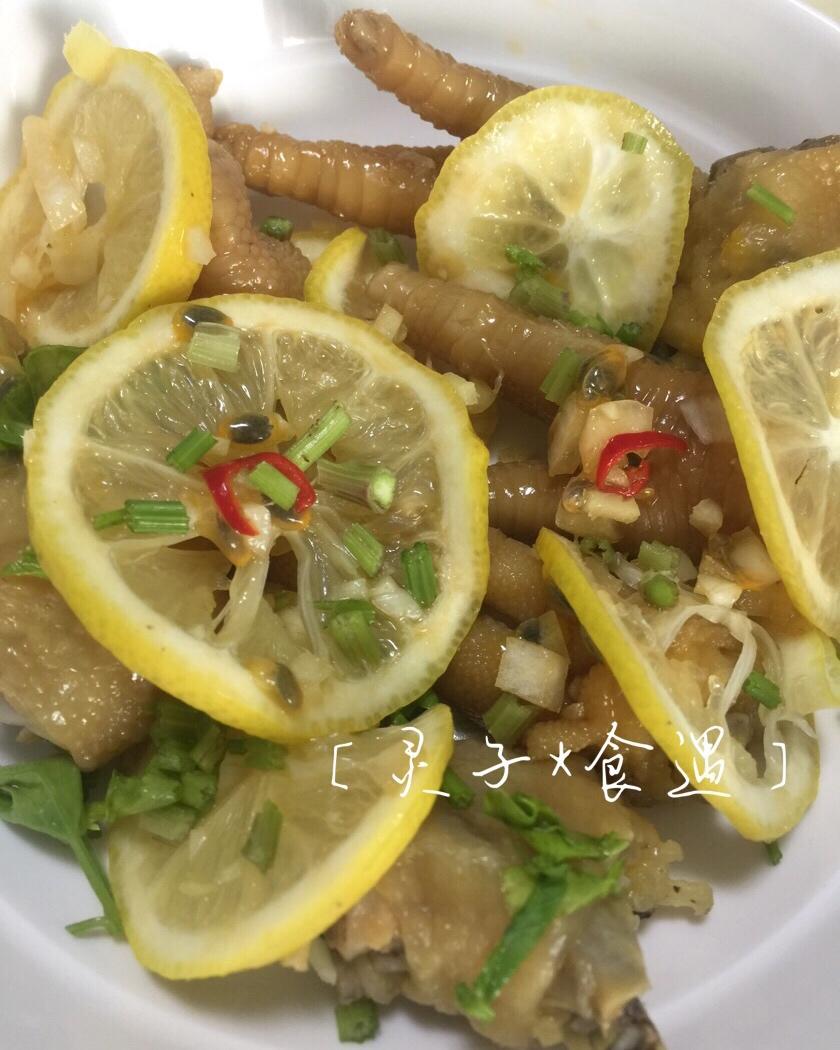 柠檬百香果鸡爪
