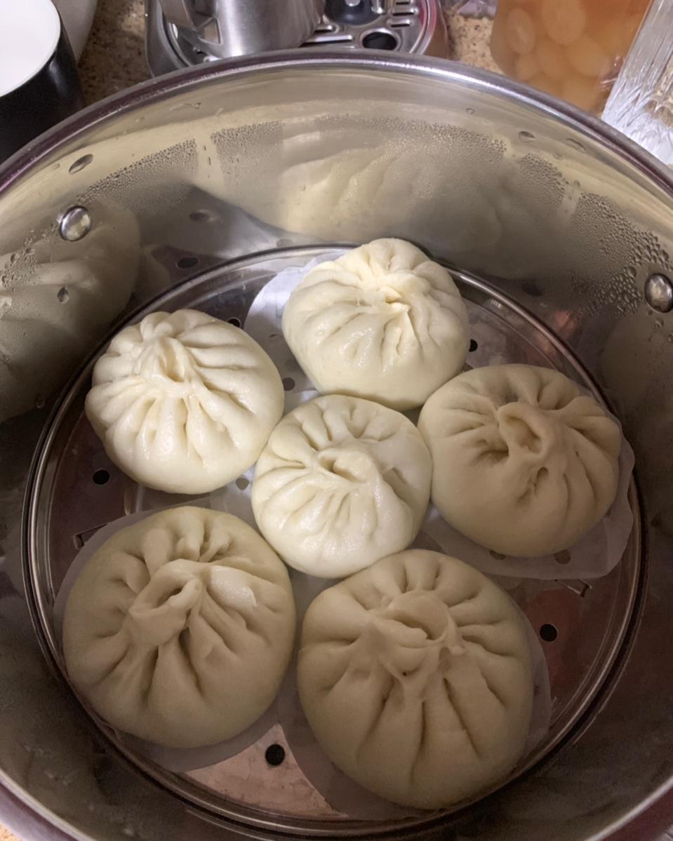 猪肉包子（附视频。一次性发酵。）