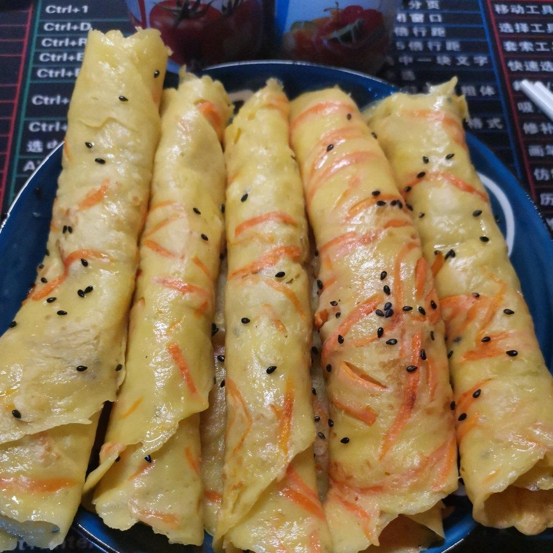 胡萝卜鸡蛋饼