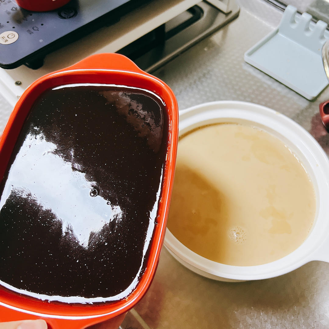浓浓的锅煮奶茶