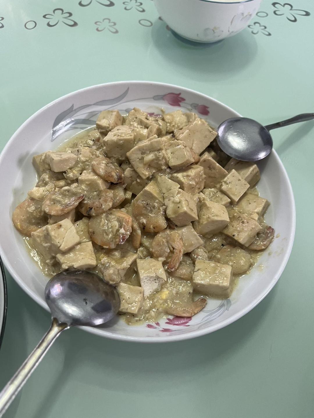 虾仁豆腐