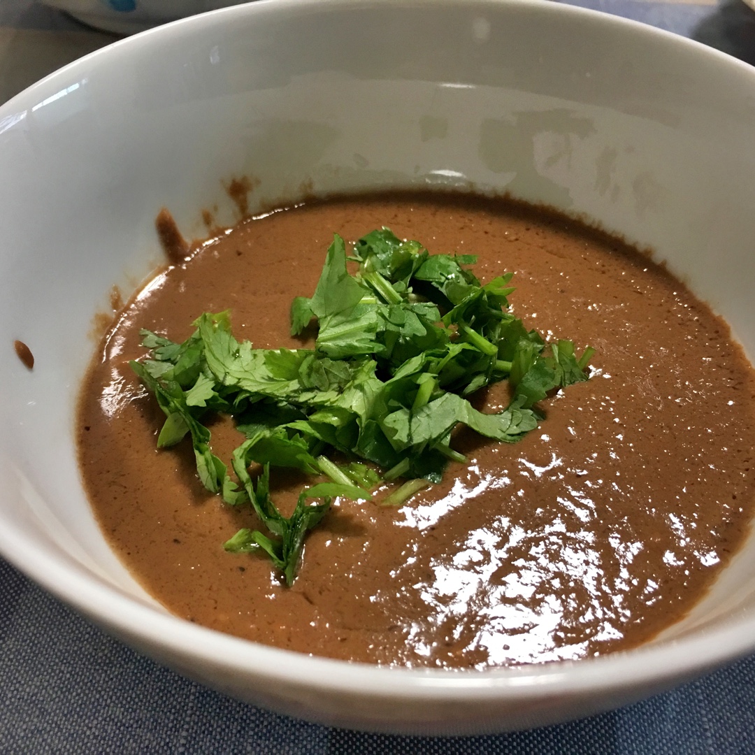 橘色小浪花做的汤氏老北京涮羊肉调料麻酱