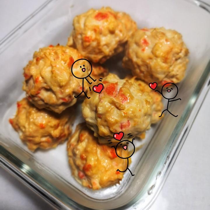 快手晚餐鸡肉丸子