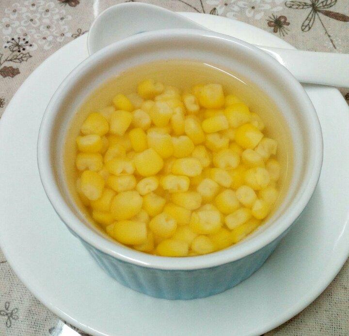 大花猫家有电了做的玉米糖水