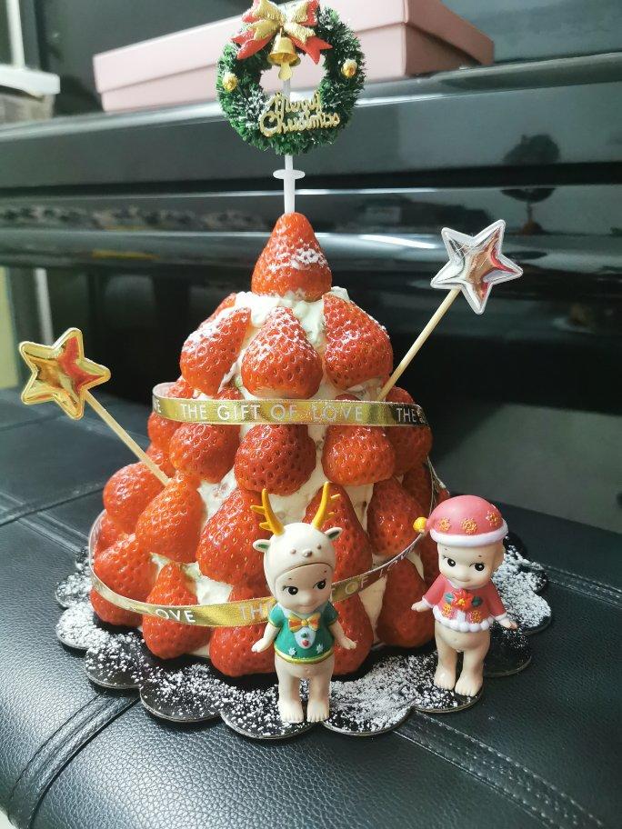 劣狐狐烘焙，圣诞草莓塔 草莓树蛋糕