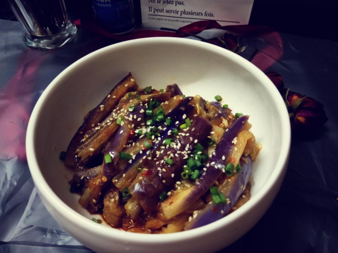 凉拌蒸茄子