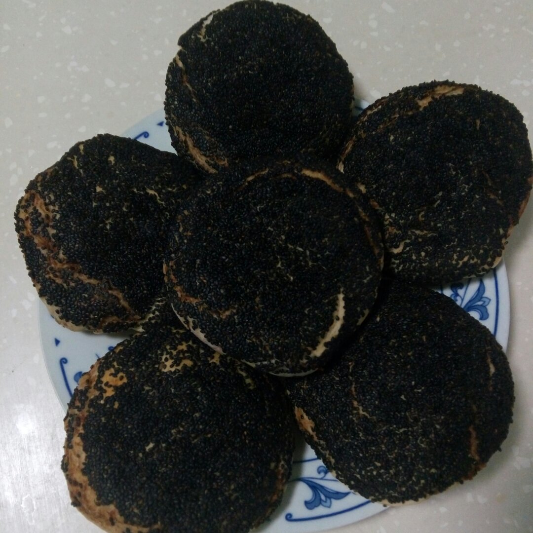 烤箱版麻酱烧饼