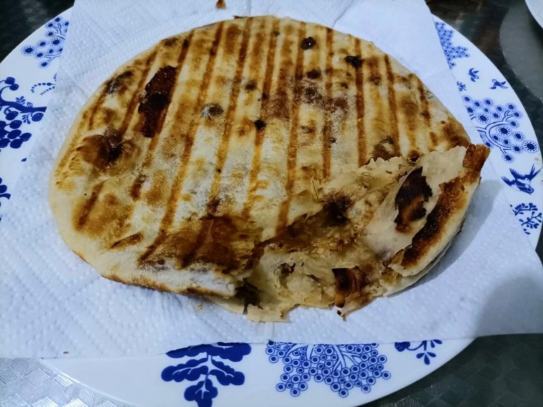 花生酱红糖饼