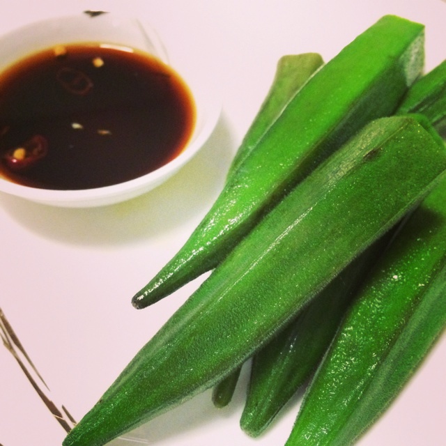 时间怎么都不够做的白灼秋葵