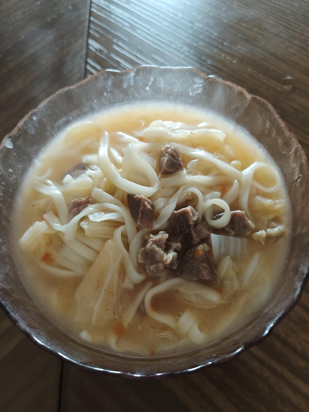 牛肉白菜面条