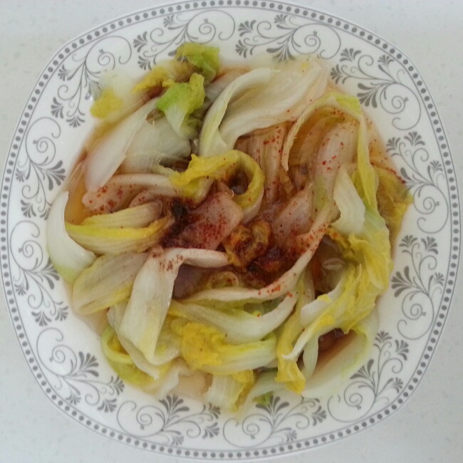 响油白菜