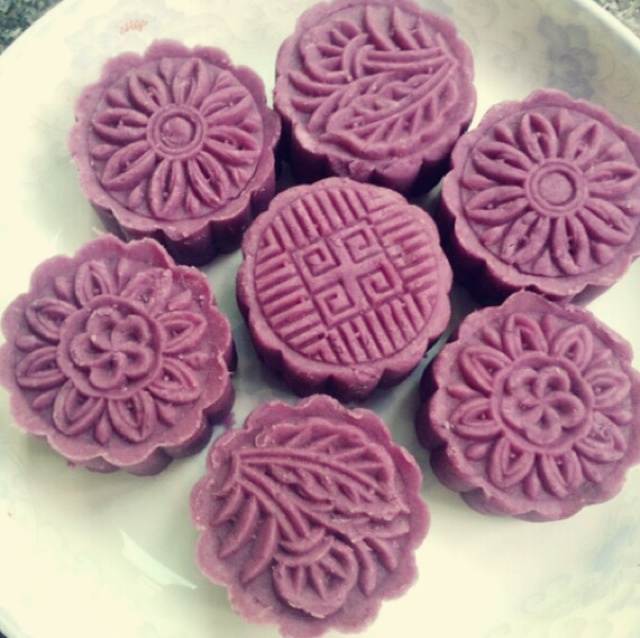 紫薯红豆糕