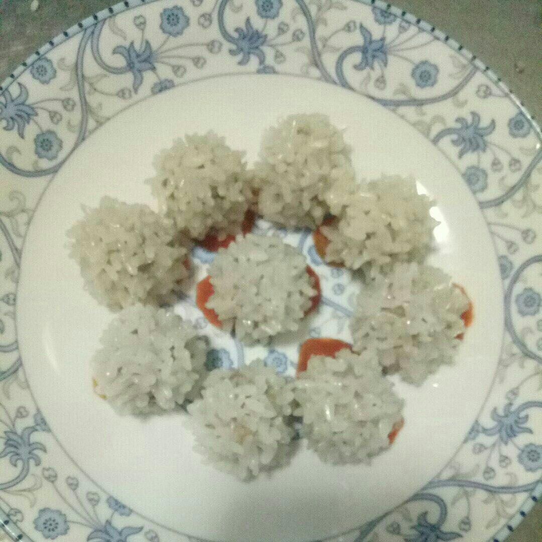 蒸糯米丸子