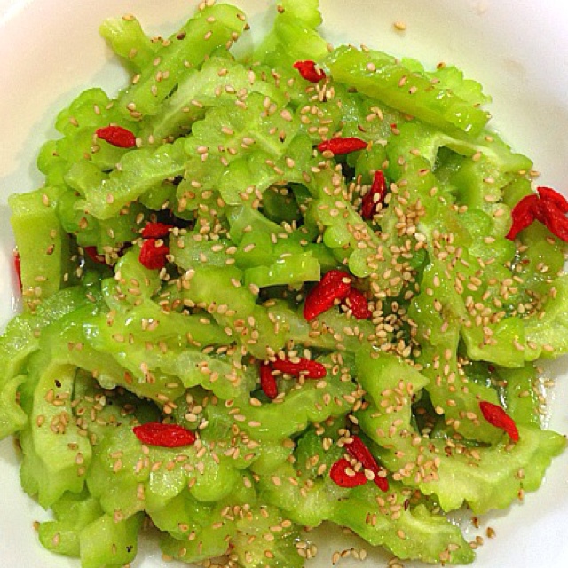 贤惠小厨娘:)做的蜜汁苦瓜