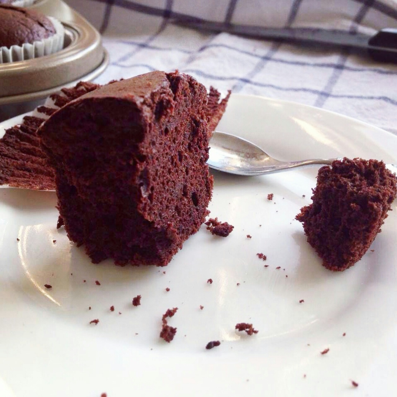 古典巧克力cupcake配马斯卡彭奶油霜