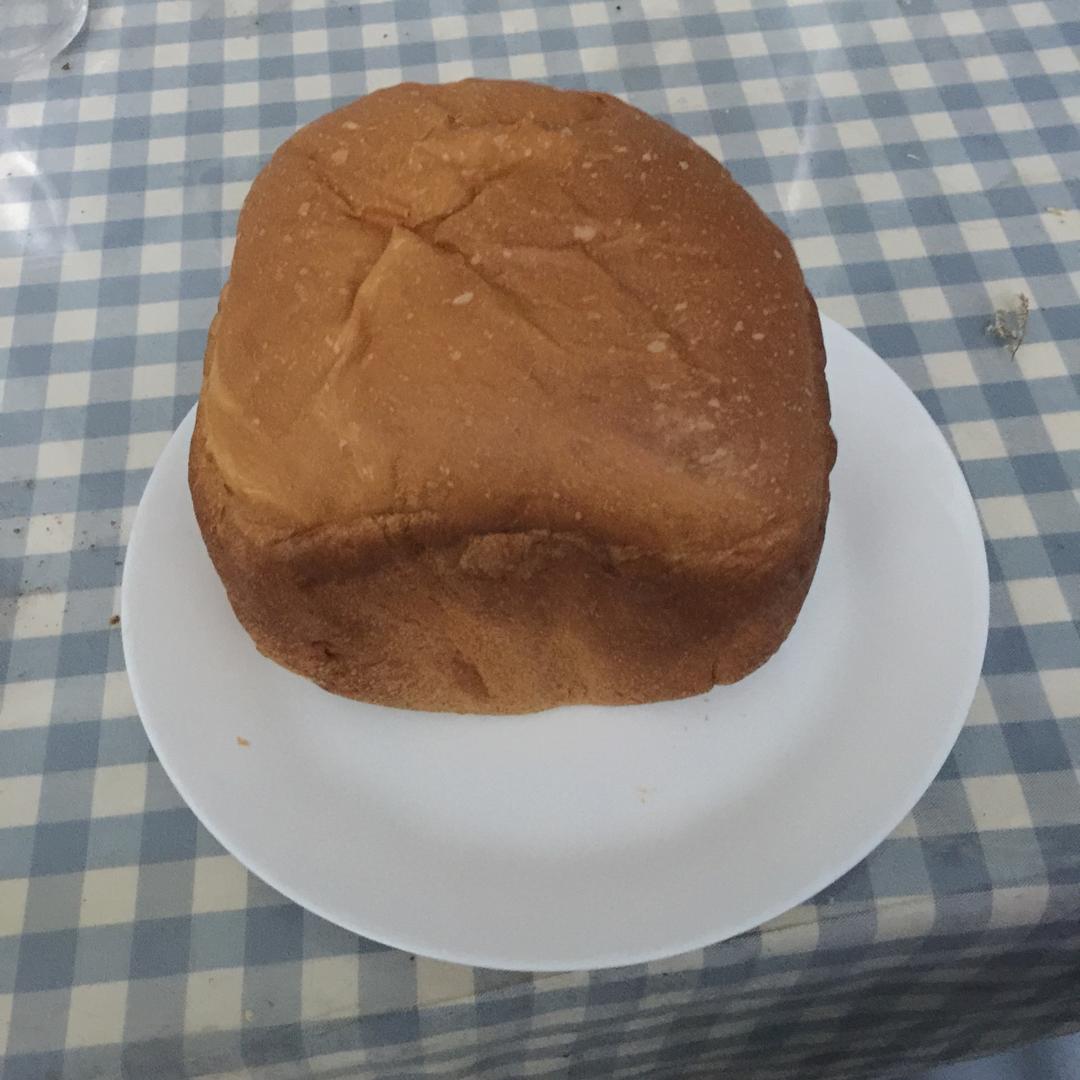 超级好吃的原味面包（面包机版）