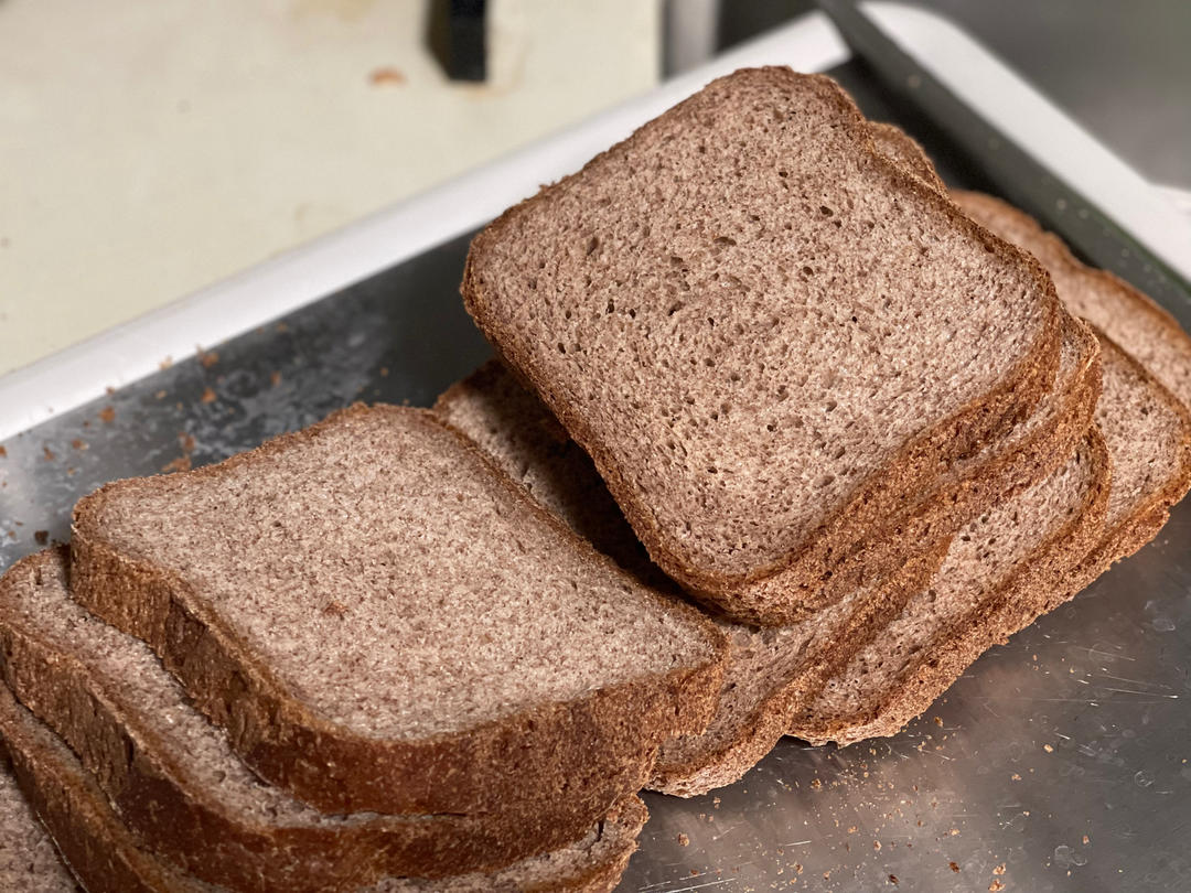 100%全麦吐司（无糖无油）