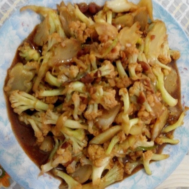 小炒有机菜花