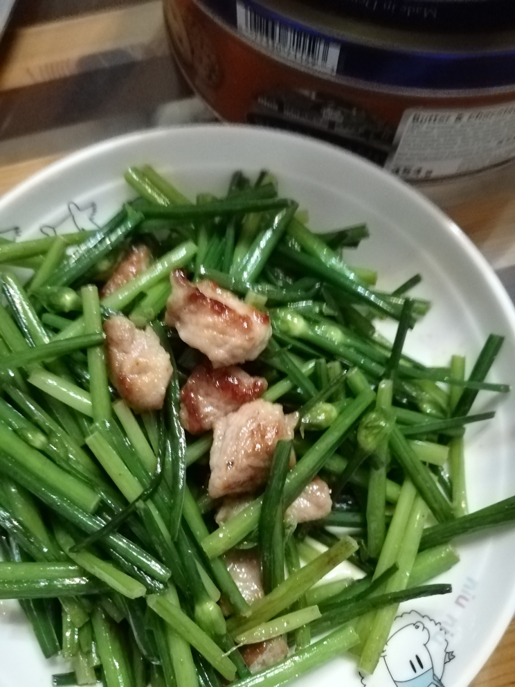蒜苔炒肉的做法
