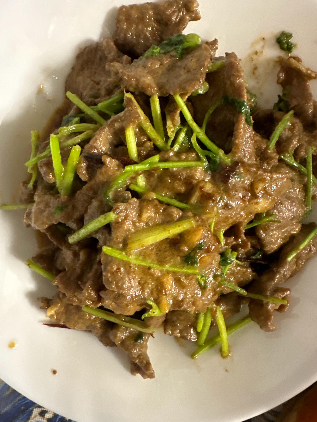 香菜牛肉