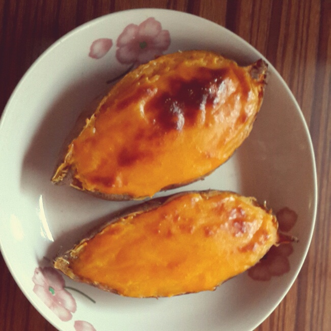 奶油芝士焗番薯