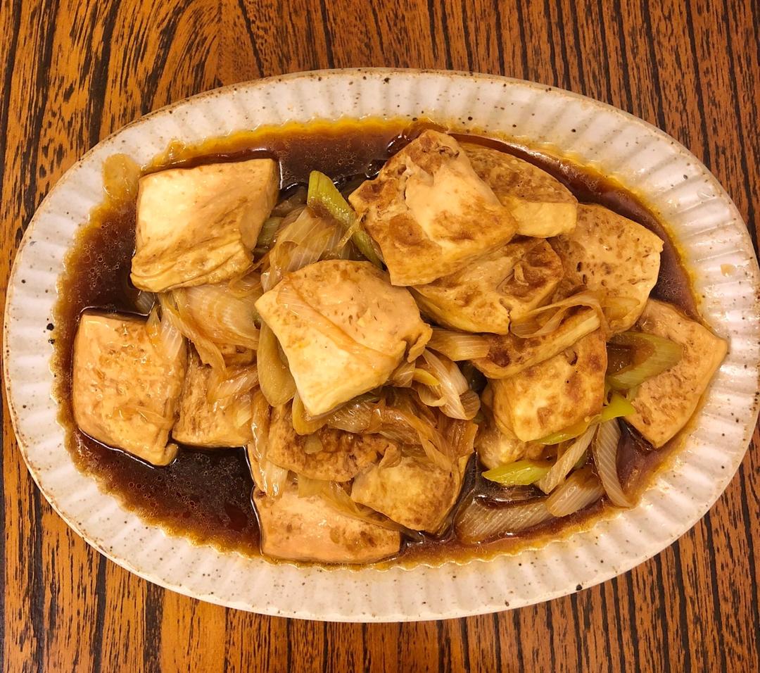 大葱烧豆腐