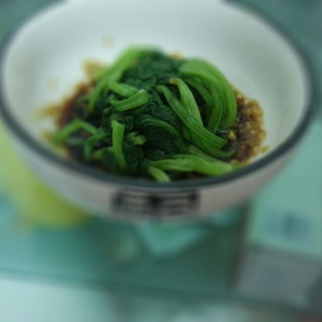 姜汁菠菜