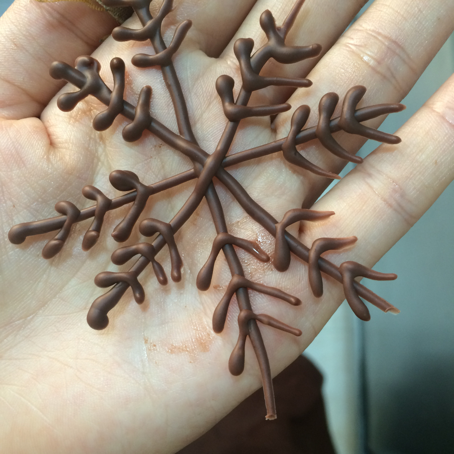 巧克力装饰片的制作