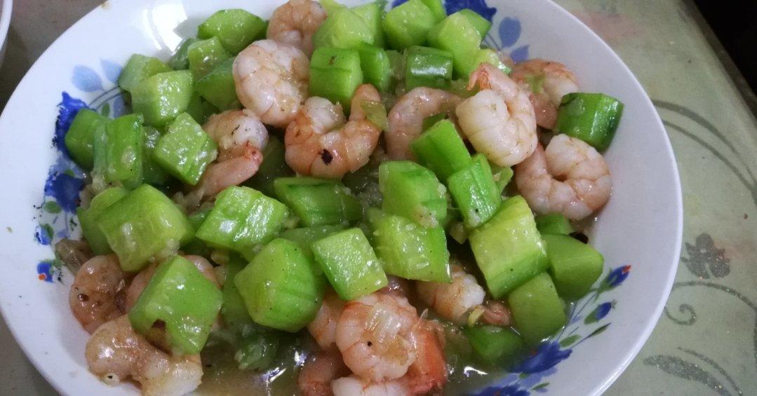 虾仁炒青瓜