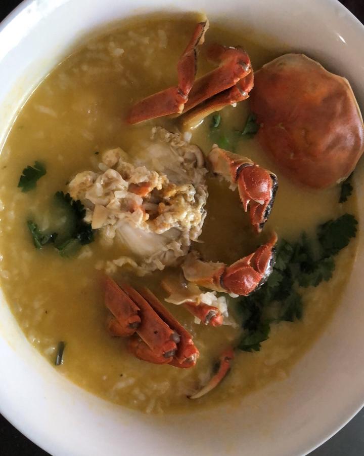 海鲜食谱–大闸蟹粥