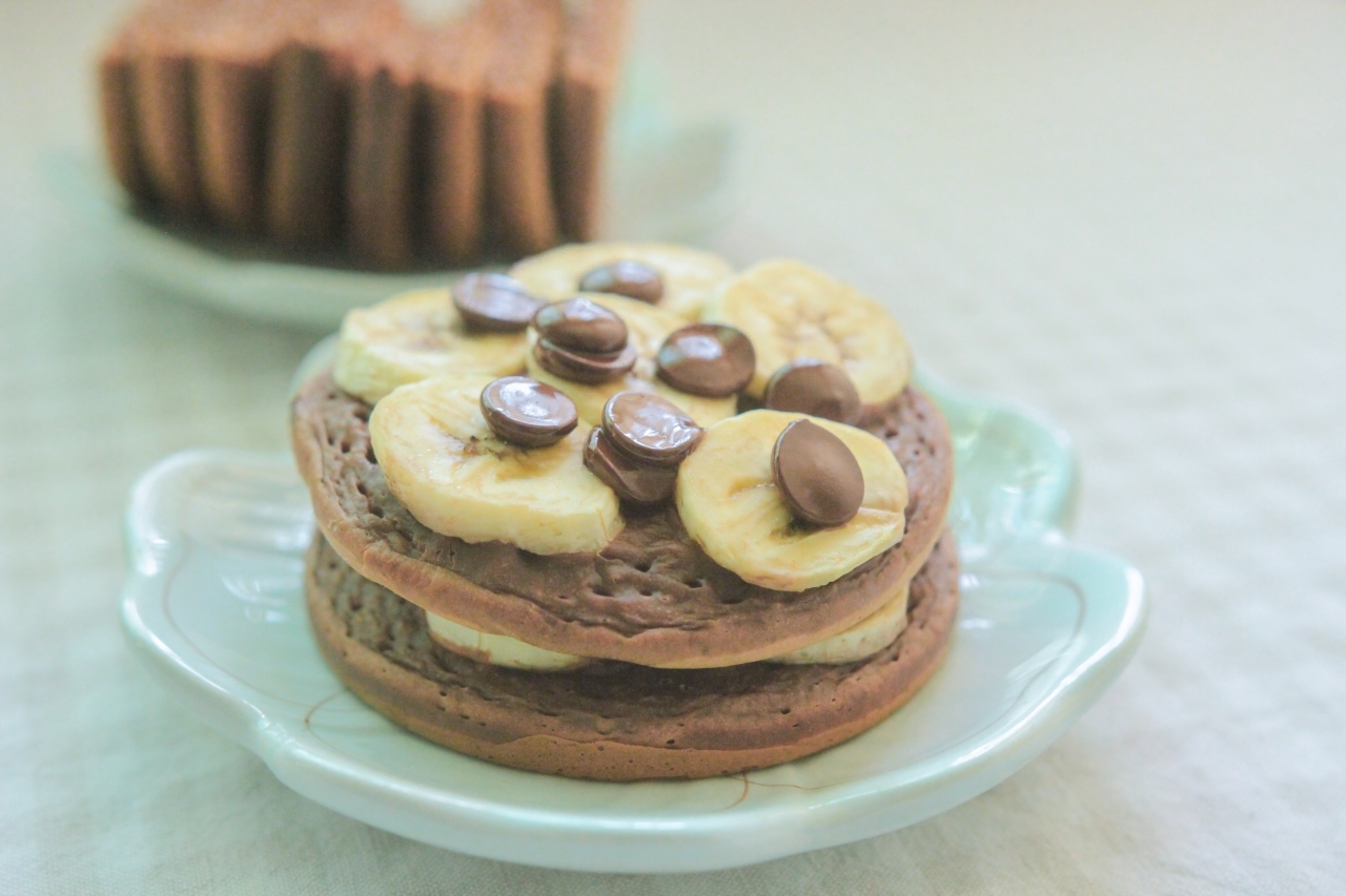 巧克力香蕉厚松饼🍌l甜品控和小孩的最爱